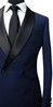 Blue Birdseye Wool Tuxedo