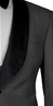 Complet Tuxedo Laine Gris Requin Classique