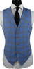 Sky Blue with Yellow Check Wool Suit