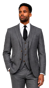 Ash Grey Three-Piece Suit