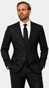 Ash Black Wool Suit
