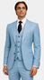 Baby Blue Three-Piece Suit