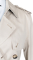 Beige Finch Short Trench Coat 