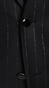 Black Pinstripe Wool Suit