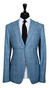 Blue Glen Plaid Wool Suit