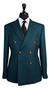 Teal Monarch Double-Breasted Suit