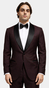 Maroon Wool Shawl Tuxedo