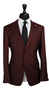 Burgundy Classic Wool Suit