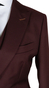 Burgundy Wool Three-Piece Suit