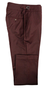 Burgundy Wool Three-Piece Suit