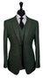 Textured Leaf Green Suit