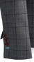 Charcoal Blue Windowpane Suit