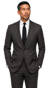 Charcoal Brown Glen Plaid Suit