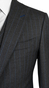 Charcoal Blue Pinstripe Suit