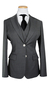 Charcoal Pinstripe Wool Three-Piece Suit