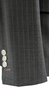 Charcoal Pinstripe Wool Three-Piece Suit