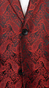 Crimson Paisley Jacquard Tuxedo