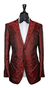 Crimson Paisley Jacquard Tuxedo