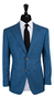 Denim Blue Hopsack Wool Suit
