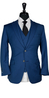 Complet Laine Sharkskin Bleu