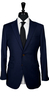 Blue Melange Windowpane Wool Suit