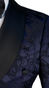 Royal Blue Double Breasted Jacquard Tux