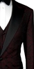 Red Jacquard Tuxedo