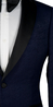 Navy Blue Jacquard Tuxedo