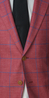 Watermelon Windowpane Wool Mix Suit