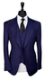 Royal Blue Pinstripe Wool Suit