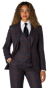 Mocha Blue Plaid Three-Piece Suit 
