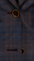Mocha Blue Plaid Three-Piece Suit 