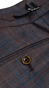 Mocha Blue Plaid Three-Piece Suit 