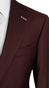Burgundy Classic Wool Suit