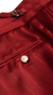 Crimson Pinstripe Single-Button Wrap Suit