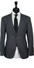 Grey Plain Weave Wool Suit