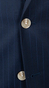 Navy Pinstripe Wool Suit