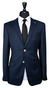 Navy Pinstripe Wool Suit