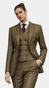 Olive Glen Plaid Wool Suit