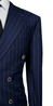 Oxford Blue Pinstripe Wool Suit