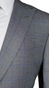 Gray with Blue Windowpane Suit