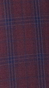 Plum Navy Plaid Three-Piece Suit