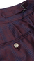 Plum Navy Plaid Three-Piece Suit