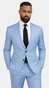 Powder Blue Twill Suit