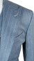 Powder Blue Pinstripe Wool Suit