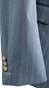 Powder Blue Pinstripe Wool Suit