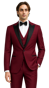 Red Wool Tuxedo