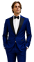 Royal Blue Twill Tuxedo