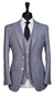 Blue Gray Wool Suit