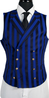 Royal and Navy Blue Stripe Suit